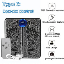 Load image into Gallery viewer, Electric EMS Foot Massager Pad Relief Pain Relax Feet Acupoints Massage Mat Shock Muscle Stimulation Improve Blood Circulation
